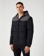 Kurtki męskie - Wrangler Puffer Jacket Black W40AWU100 112341040 3XL - miniaturka - grafika 1