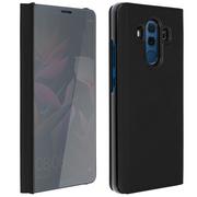 Etui i futerały do telefonów - Etui z klapką, lustrzane etui do Huawei Mate 10 Pro, stojące etui – czarne - miniaturka - grafika 1