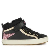 Buty dla dziewczynek - Sneakersy Geox J Kalispera Girl J944GM 054GN C9231 D Czarny - miniaturka - grafika 1