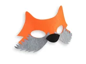 Dodatki do strojów karnawałowych - Maska filcowa Lisek - 1 szt. - miniaturka - grafika 1