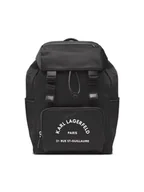 Plecaki - KARL LAGERFELD Plecak 225W3017 Czarny - miniaturka - grafika 1
