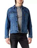 Kurtki męskie - G-Star Raw Męska kurtka jeansowa Arc 3D Trucker, Wyblakłe Santorini, L - miniaturka - grafika 1