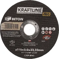 Tarcze do pił - Tarcza do cięcia T41 115 x 2 x 22,23 beton KRAFTLINE PRO - miniaturka - grafika 1