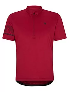 Ziener Ziener Nobus męska koszulka rowerowa/kolarska  rower górski/wyścigowy  oddychająca|szybkoschnąca|elastyczna|funkcjonalna, czerwony Red Pepper 48 219201 - Koszulki męskie - miniaturka - grafika 1