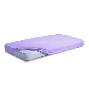 Matex Multitex Prześcieradło frotte z gumą Fioletowe 140x200 cm - Pościel dla dzieci - miniaturka - grafika 1