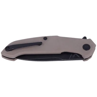 Nóż składany Kubey Knife Victory Tan G10, Darkwash AUS-10 (KU219C) - Noże - miniaturka - grafika 7