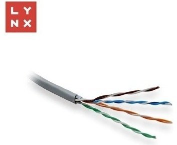 Lynx CS LYNX UTP kabel Cat5e LSOH miedziowany wewnętrzny szary box 305m