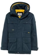 Kurtki męskie - camel active Texxactive Multipocket Parka kurtka męska, niebieski, 70 - miniaturka - grafika 1