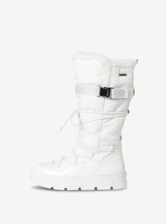 TAMARIS DAMSKIE ŚNIEGOWCE BIAŁE WYSOKIE NA ZAMEK 36 JLA