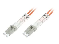 Pozostałe akcesoria sieciowe - DIGITUS DK-2533-01 Digitus światłowód krosowy, duplex MM 50/125 OM2 LC-LC, 1m, 15 LGW - miniaturka - grafika 1