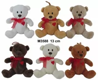Maskotki i pluszaki - Sun-day Pluszak Miś 13cm Sa Siedzacy z Sercem M3588 - miniaturka - grafika 1