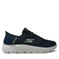 Sneakersy męskie - Sneakersy Skechers Go Walk Flex-New World 216505/NVLM Granatowy - miniaturka - grafika 1