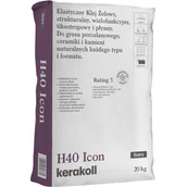 Kleje i inne preparaty budowlane - Kerakoll Zaprawa klejowa żelowa H40 ICON 20 kg - miniaturka - grafika 1