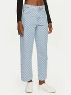 Spodnie damskie - Hugo Jeansy Getara_B 50517284 Niebieski Baggy Fit - miniaturka - grafika 1