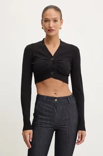 Silvian Heach sweter HELIMO damski kolor czarny lekki GPA24331CD - Swetry damskie - miniaturka - grafika 1