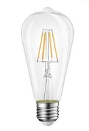 Żarówki LED - Żarówka filamentowa LED E27 ST64 CLEAR 4W 4000K - miniaturka - grafika 1