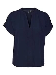 VERO MODA Damska kurtka VMCECILIA SS WVN GA Top, Navy Blazer, S, granatowy blezer, S - Kurtki damskie - miniaturka - grafika 1