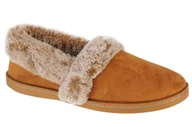 Kapcie damskie - Skechers Cozy Campfire-Team Toasty 32777-CSNT, damskie kapcie brązowe - miniaturka - grafika 1