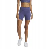 Legginsy - REEBOK LEGGINSY KOLARKI GŁADKIE WYSOKI STAN FIOLETOWE XS I1C - miniaturka - grafika 1