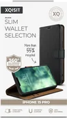 Etui i futerały do telefonów - Xqisit XQISIT NP Slim Wallet Selection Anti Bac, RECYCLED for iPhone 15 Pro Black standard - miniaturka - grafika 1
