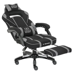 Fotel Gamingowy DEUS X-Stream Light Gray tkanina - Fotele gamingowe - miniaturka - grafika 1