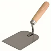 Narzędzia murarskie - Dedra Szpachelka kielnia sztukatorrska 100 mm stal konstrukcyjna zds100 - miniaturka - grafika 1