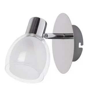 Rabalux KINKIET spot Oprawa ścienna DAVE 6835 IP20 chrom Biały - Lampy ścienne - miniaturka - grafika 1