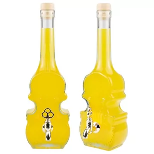 Butelka, Karafka Skrzypce Z Kranikiem 500Ml - Domowy wyrób alkoholu - miniaturka - grafika 1