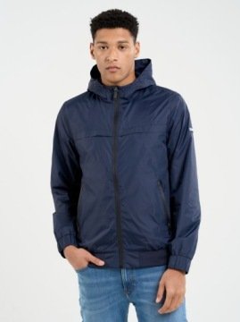 Big Star Kurtka Męska Wiosenna Z Kapturem Granatowa Ronabi 403 XL
