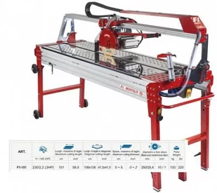 Montolit Przecinarka Stołowa Do Ceramiki F1-151 - Piły elektryczne - miniaturka - grafika 1