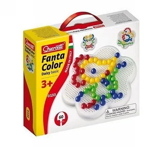 Quercetti 0133 FANTACOLOR MARGERITA 60 el - Zabawki kreatywne - miniaturka - grafika 3