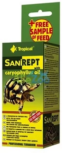 Tropical Sanirept preparat z olejkiem goździkowym do pielęgnacji skorupy żółwi lądowych 15ml - Pielęgnacja i zdrowie płazów i gadów - miniaturka - grafika 1