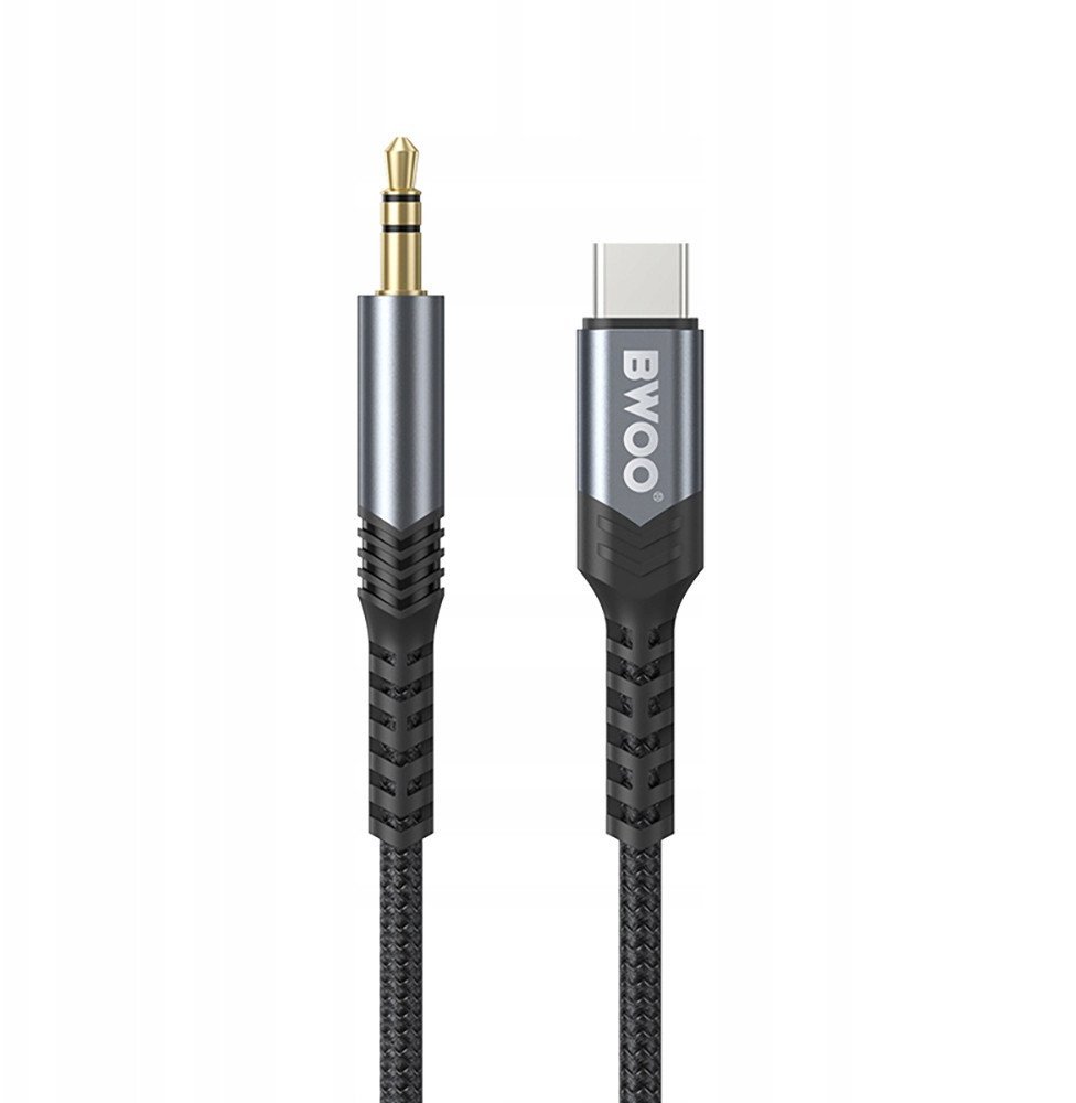 BWOO cable AUX 3.5mm - USB-C BO-AUX066 black