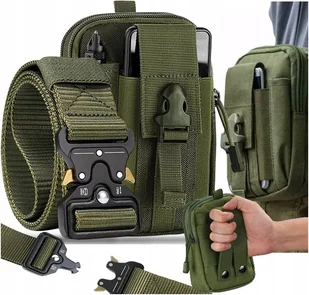 Saszetka Nerka Taktyczna Militarna Wojskowa Survival Kieszeń + Pas Pasek - Nerki Saszetka Nerka Taktyczna Militarna Wojskowa Survival Kieszeń + Pas Pasek - Nerki - miniaturka - grafika 1