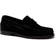 Półbuty męskie - Tommy Hilfiger Skórzane loafersy - miniaturka - grafika 1