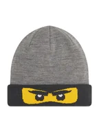 Czapki dla dzieci - LEGO Czapka Lwatony 710 22933 Szary - miniaturka - grafika 1