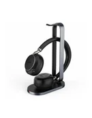 Słuchawki bluetooth - Bezprzewodowy System Słuchawkowy Yealink BH76 Ze Stacją Ładującą Czarny Charging Stand UC Bl 1208629 - miniaturka - grafika 1