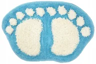 Dywaniki łazienkowe - Dywanik dywan łazienkowy stopa stopy błękitny - miniaturka - grafika 1