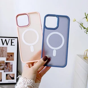 Magnetyczne etui Color Matte Case do iPhone 15 Pro Max - zielony - Etui i futerały do telefonów - miniaturka - grafika 5
