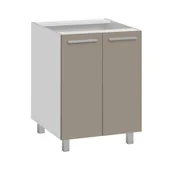 Szafki kuchenne - Szafka kuchenna stojąca Salma 60 cm kolor kawa mrożona - miniaturka - grafika 1