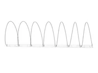 Zwalczanie i odstraszanie szkodników - Spirala na ptaki 33 x 10 cm, srebrna, 1 szt. - miniaturka - grafika 1