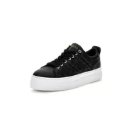 Sneakersy damskie - Damskie Sneakersy GUESS GIANELE4 FLPGN4FAL12-BLACK – Czarny - miniaturka - grafika 1
