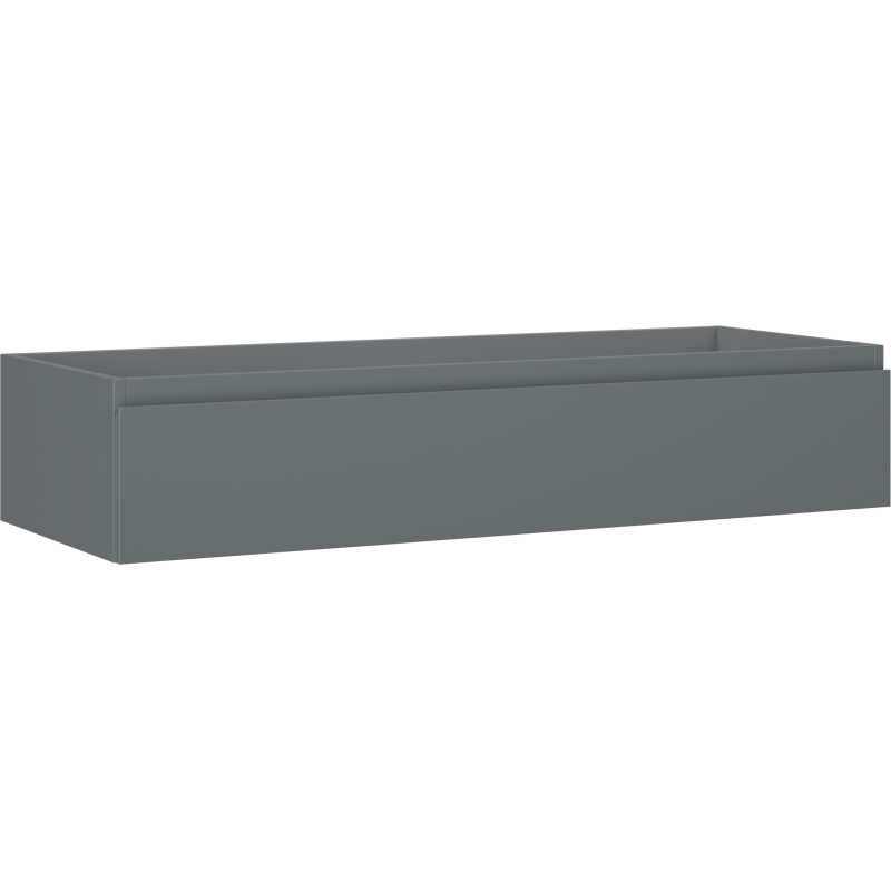 Mexen Orio szafka łazienkowa podumywalkowa 120 cm, 1 szuflada, grafit mat - 91A10-12023-1-BF66