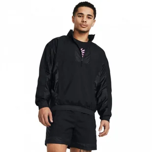 Męska kurtka treningowa Under Armour Curry Woven Jacket - czarna - Kurtki męskie - miniaturka - grafika 1