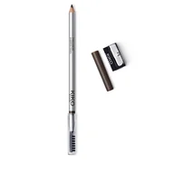 Akcesoria i kosmetyki do stylizacji brwi - KIKO Milano Precision Eyebrow Pencil kredka do brwi z grzebykiem 01 Blackhaired - miniaturka - grafika 1