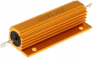 Rezystor Mocy Drutowy z Radiatorem 100W 2.2 ohm - Oświetlenie samochodowe - akcesoria - miniaturka - grafika 1