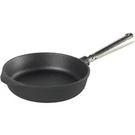 Patelnie - Skeppshult Patelnia do smażenia głęboka 20cm, stalowa rączka 0002 - miniaturka - grafika 1