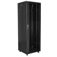 Szafy rack - Lanberg SZAFA STOJĄCA RACK 19"" 37U 600X600 (DRZWI SZKLANE, CZARNA, FLAT PACK) SZALAESTO0031 [9847540] (SZALAESTO0006 [9827156]) - miniaturka - grafika 1