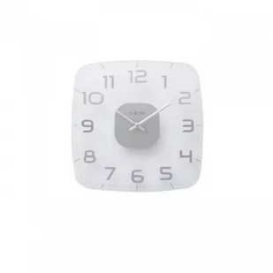 Nextime Zegar ścienny "Classy Square" transparentny by 8816TR - Zegary - miniaturka - grafika 1