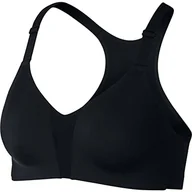 Biustonosze - Nike damski rywalowy biustonosz sportowy, czarny/biały, 34DD - miniaturka - grafika 1